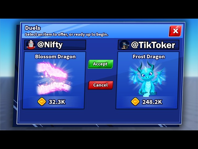 I made $400,000 by wagering TIKTOKERS in Blade Ball Item Duels..