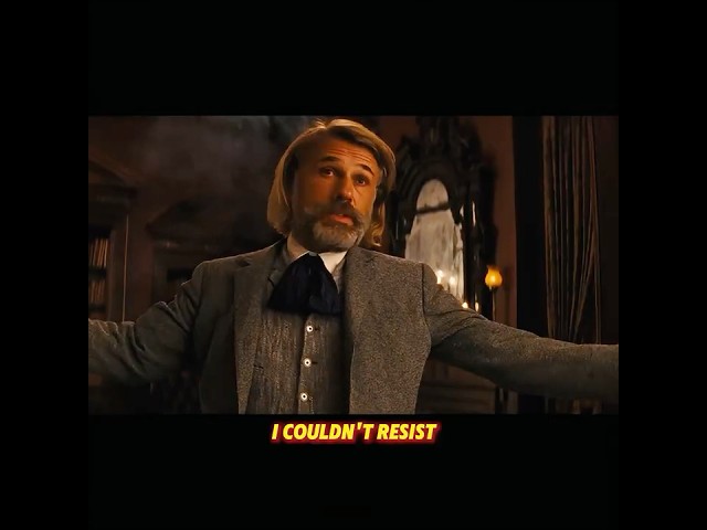 Did He Really Forget His Lines? #quentintarantino #django #christophwaltz #jamiefox