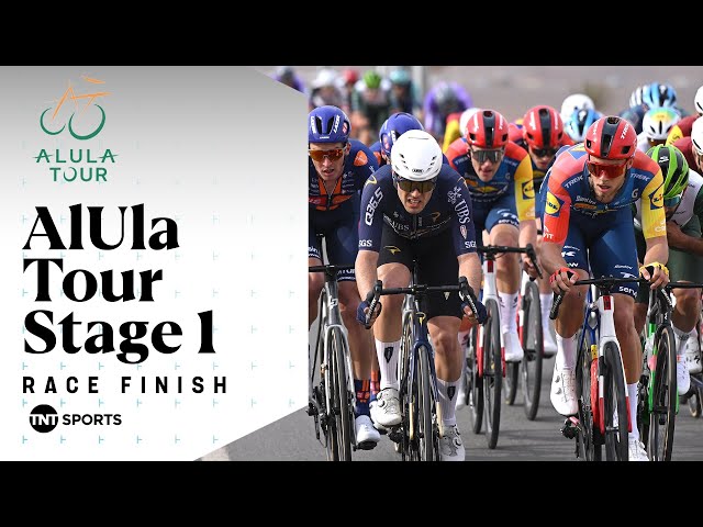 Rapid Sprint in the Desert 🏜️💨 | Men's AlUla Tour Stage 1 Final KM's | TNT Sports Cycling