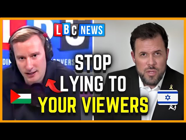 LBC Host SPEECHLESS as Israeli Spokesman Corrects His Anti-Israel Lies on Air!