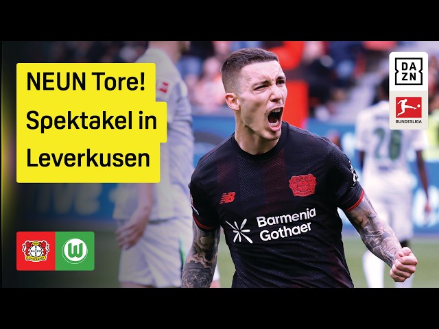 Bayer Leverkusen – VfL Wolfsburg | Bundesliga | 28. Spieltag | DAZN Highlights