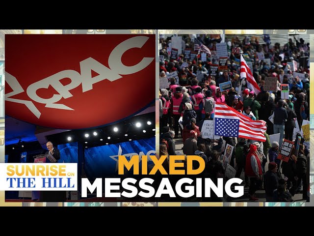CPAC, 'No Kings' rallies highlight divide in American political climate over Iran, Trump | Sunrise