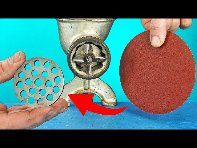 Meat Grinder Knife Razor Sharp! Sharpen Your Knife in 1 Minute with This Great Tool
