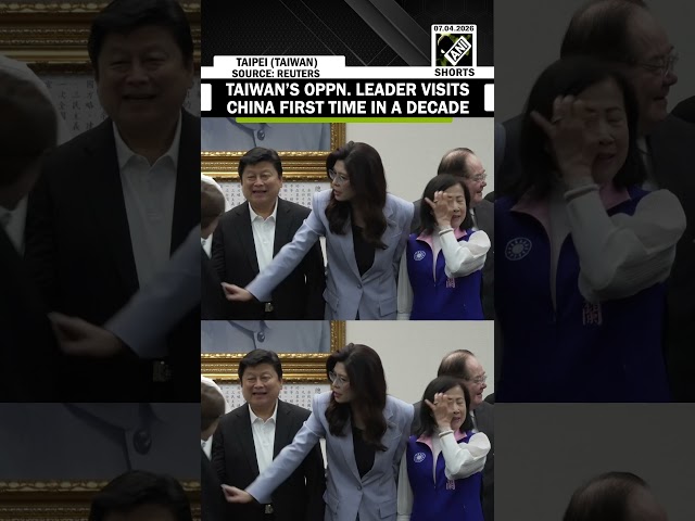 Taiwan’s oppn. leader makes rare visit to China amid increased Chinese military pressure