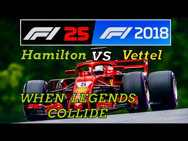 F1 2018 vs F1 25 | When Legends Collide: Vettel vs Hamilton Monza Rematch!