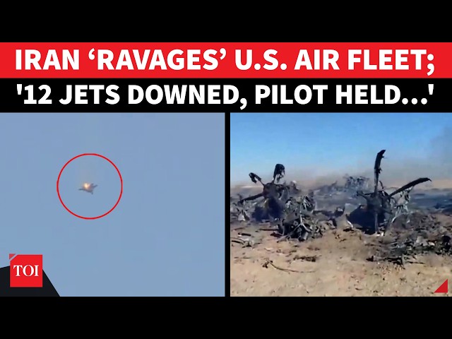 '12 US Jets Crushed, Pilot Captured': Iran ‘Shreds’ American Air Fleet; Trump’s Claims ‘Smashed’