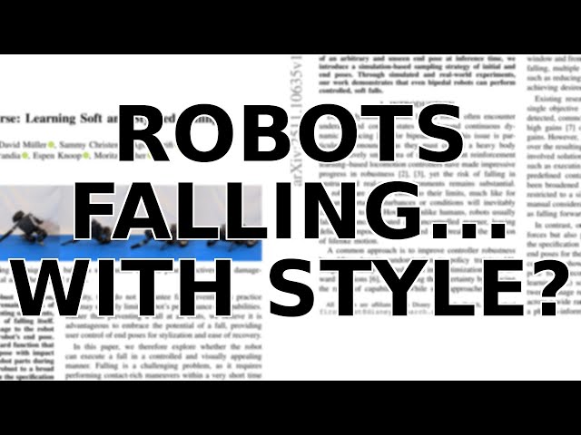 Researchers Taught a Robot How to Fall With Style, and Not Break