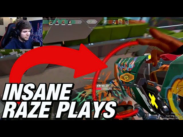 INSANE RAZE PLAYS - VALORANT MONTAGE