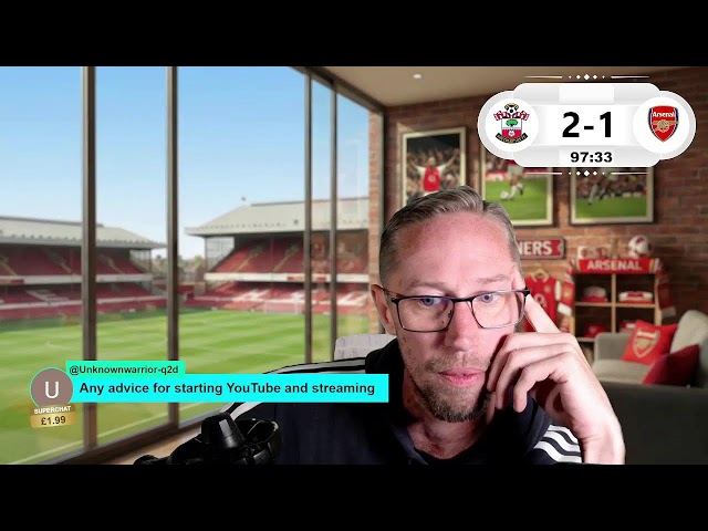 SOUTHAMPTON VS ARSENAL LIVE FA CUP WATCHALONG