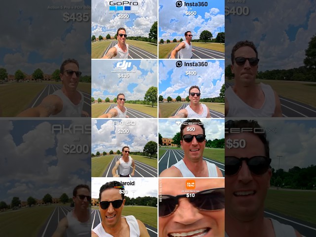 $10 vs $550 Action Camera!