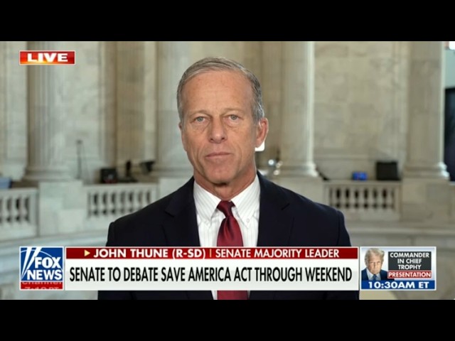 Thune Joins Bill Hemmer on Fox News