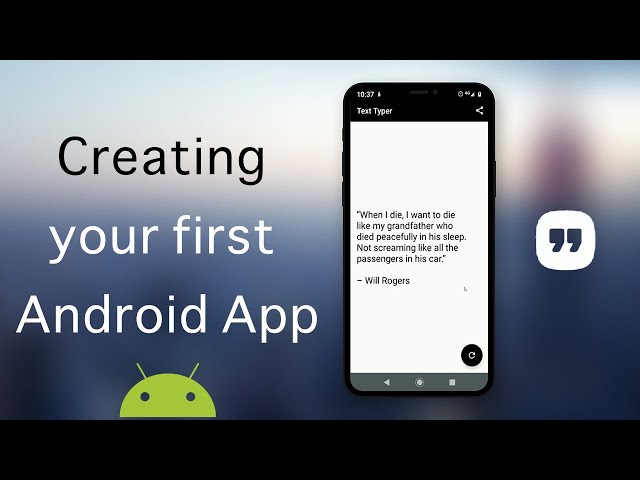 Creating your first app in Android Studio : The Dark Quote Generator (EASY Tutorial)
