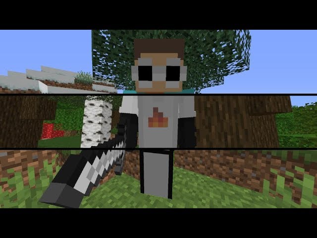 Minecraft, aber drei Leute steuern einen Spieler …