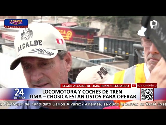 Lima-Chosica train is ready to operate, according to Mayor Renzo Reggiardo