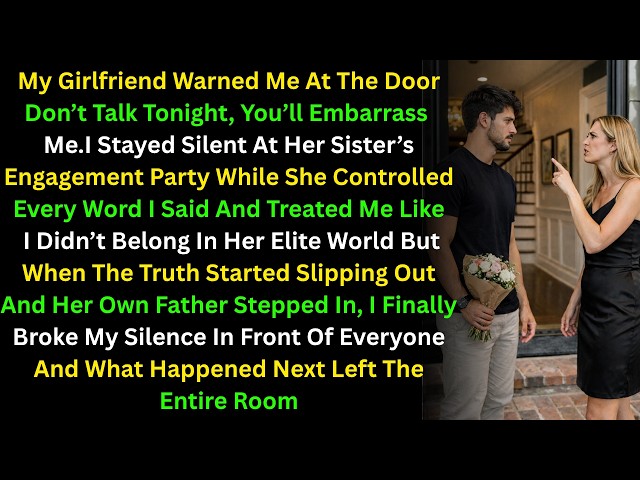 My Girlfriend Warned Me At The Door Don’t Talk Tonight, You’ll Embarrass Me. I Stayed Silent At