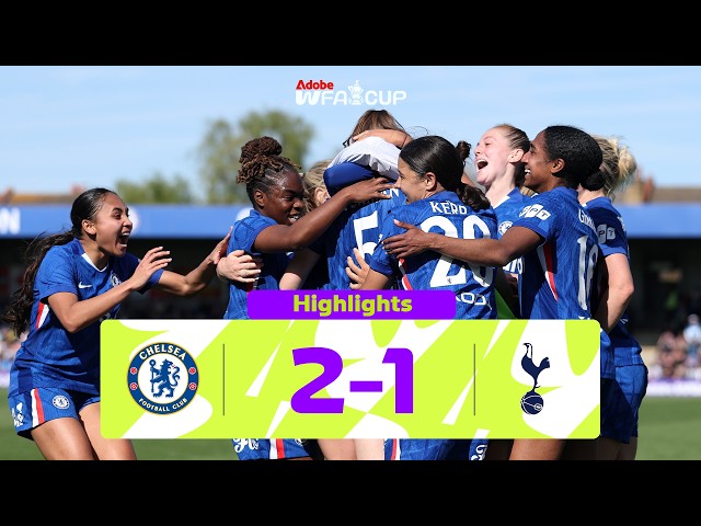 Blues march on 🔵 | Chelsea (2-1) Tottenham Hotspur | Quarter-final | Adobe Women's FA Cup 2025-26
