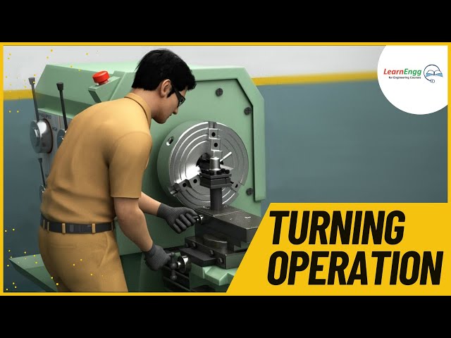 Turning Operation Explained | Engineering Videos | #learnengg #manufacturing #mechanicalengineering