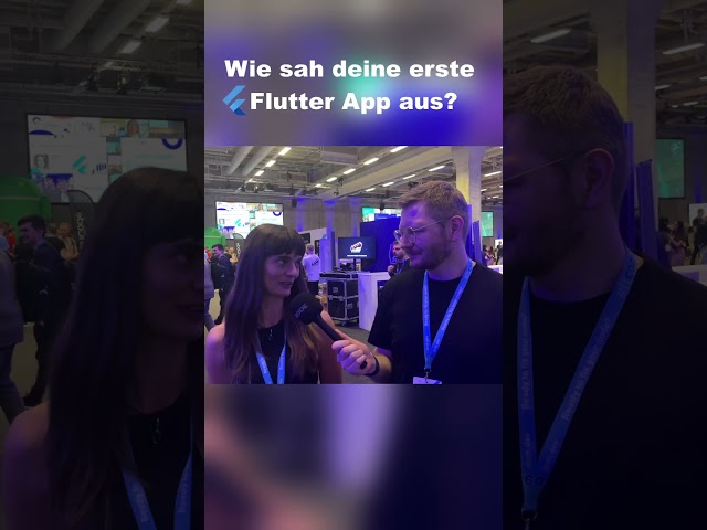 Ihre erste programmierte App kann man im App Store runterladen. (#flutter Con 2024 Interview)