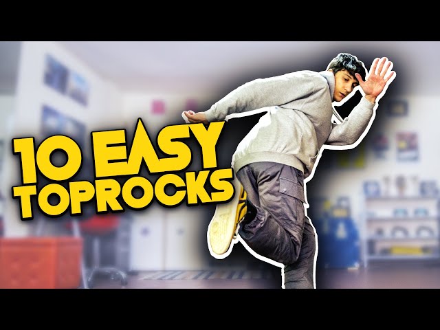 10 Easy Break Dance TOPROCKS for Beginners