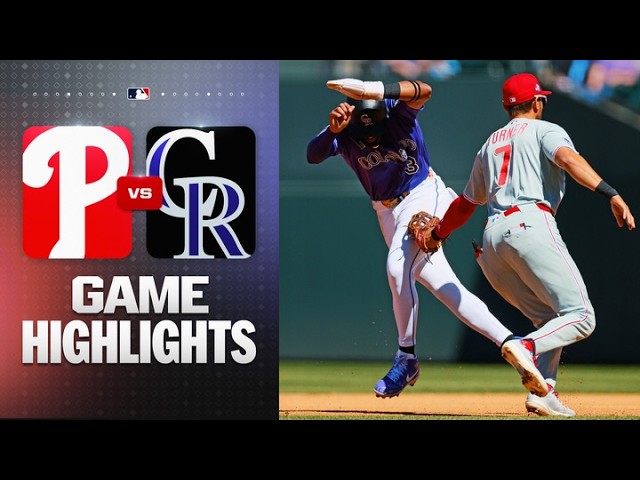 Phillies vs. Rockies Game Highlights (4/5/26) | MLB Highlights