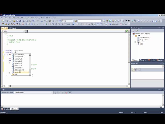 Getting Started with Atmel Studio