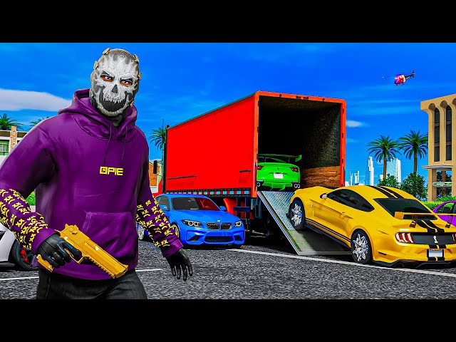 Secret Truck Steals Cars In GTA 5 RP