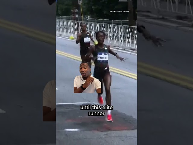 Elite #runner makes wrong turn seconds from finish line during #Atlanta race