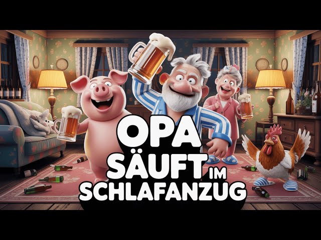 Opa säuft im Schlafanzug – Der totale Rentner-Abriss! Schlager Musik