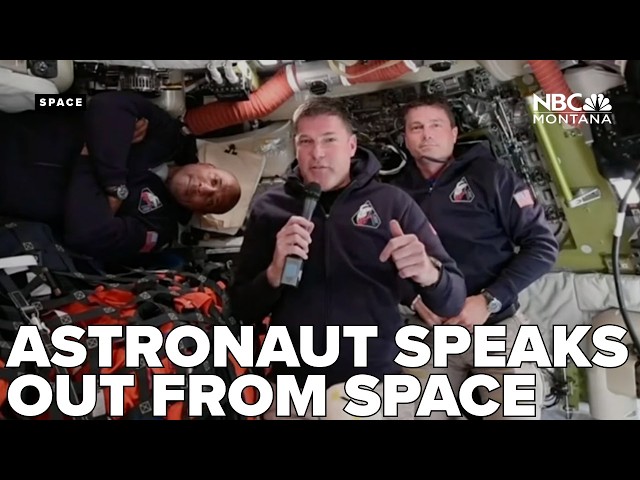 Astronauts speaks on Artemis II