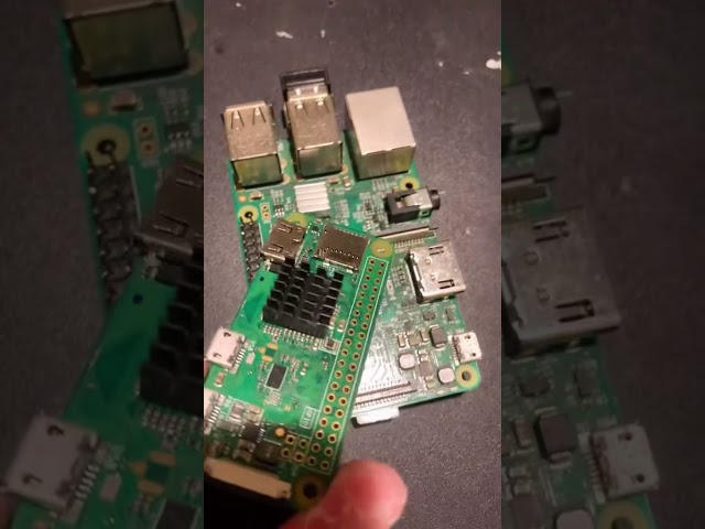 The raspberry pi just got even smaller😎 #tech #minipc #shorts