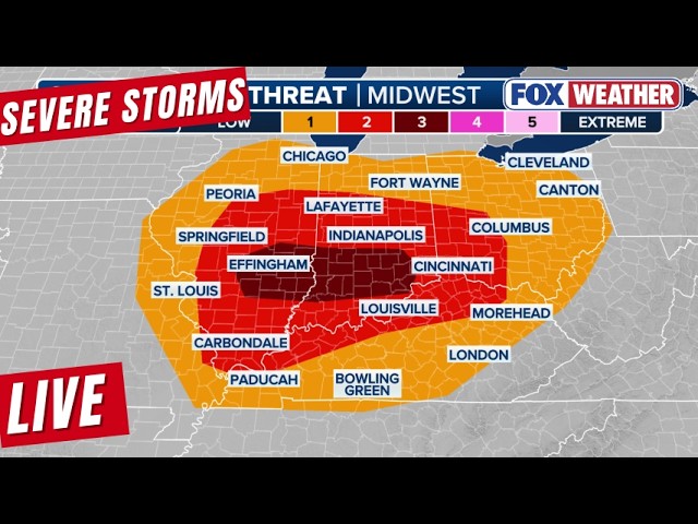 LIVE Coverage Tracking Severe Storm Threat, Strongest Tornado Potential In Months | FOX Weather
