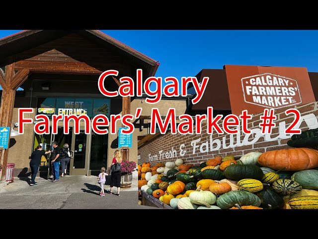 Calgary Farmers’ Market South | Local Heritage | Summer Walk | 4K