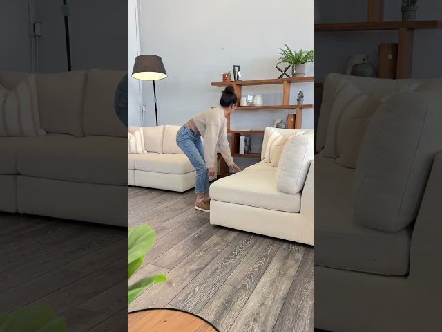 The COZIEST Modular Sofa Sectional ☁️✨ #modularsofa #modular