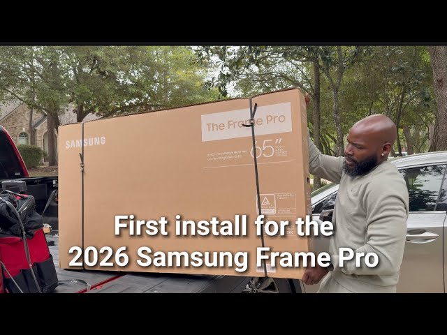 First 2026 Samsung Frame Pro Install 