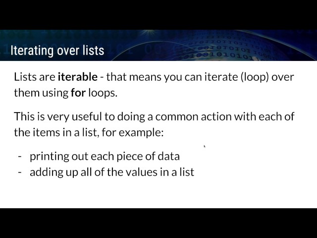 GCSE Computer Science - Python - Arrays and Lists