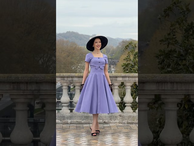 Dress from Heart My Closet Closing 💜 #retro #fashion #oldstyle