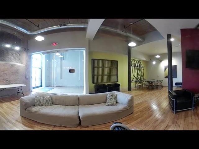 Spinning Community Room - Drayton Mills Loft Apartments | Spartanburg, SC
