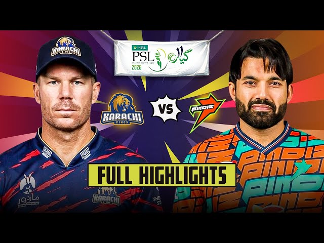 Karachi Kings Vs Rawalpindiz | Full Highlights | Match #10 | tapmad | PSL26 | HBL PSL 11