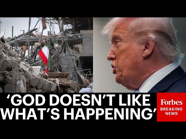 Trump Asked Point Blank If The Thinks God Supports The United States' Actions In Iran