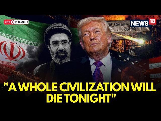 Live | Trump Deadly Warning To Iran: A WHOLE CIVILIZATION WILL DIE TONIGHT | Kharg Island Attacked