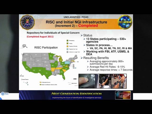 FBI Next Generation Identification Morning Presentation