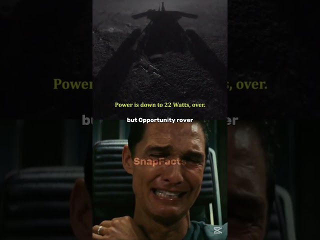 Die letzten Worte des Rovers Opportunity 😭🤖 #Weltraum