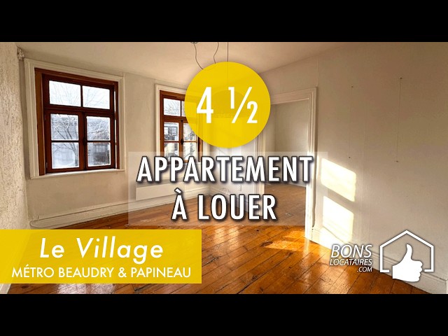 Appartement à louer - Visite virtuelle - Apartment Tour - Ville-Marie 4 1/2