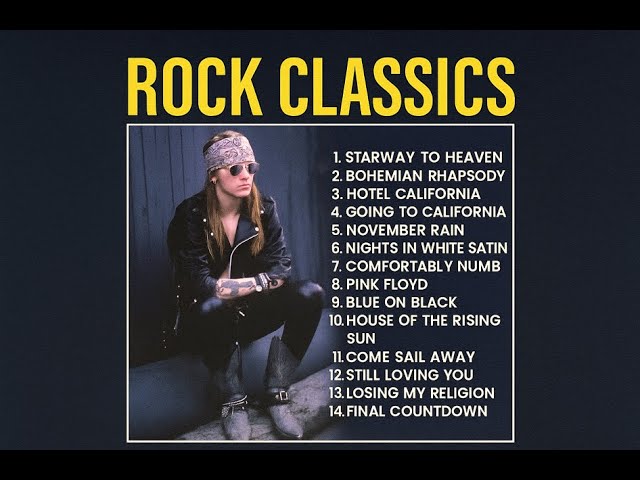 Best Rock Classics All Time Playlist | Guns N' Roses, AC/DC, Aerosmith, Queen, Led Zeppelin
