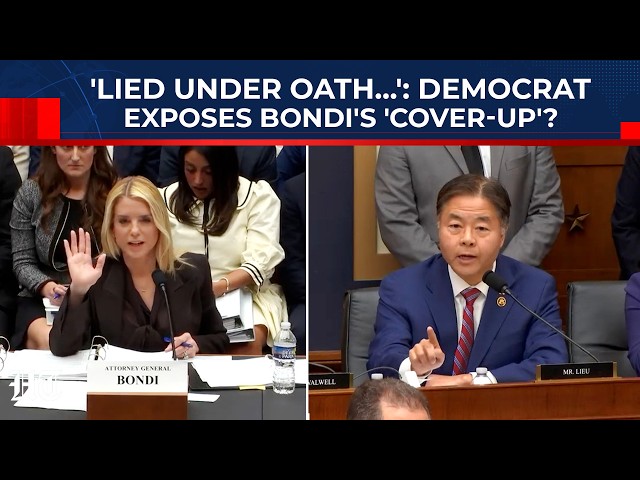 Pam Bondi 'Lied Under Oath' To Protect Trump's Epstein Ties? Democrat Ted Lieu's Shocking Claim