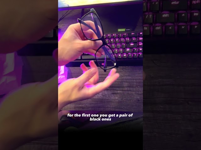 a must have for desk workers.  #pc #bluelights #glasses #tips
