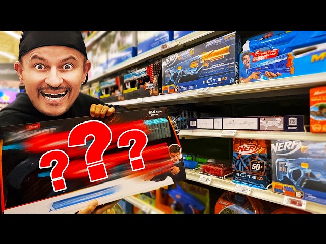 NERF GUNS SHOPPING EMERGENCY 2