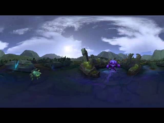 League of Legends foto panorâmica 360 graus Summoner´s Rift local Baron  1