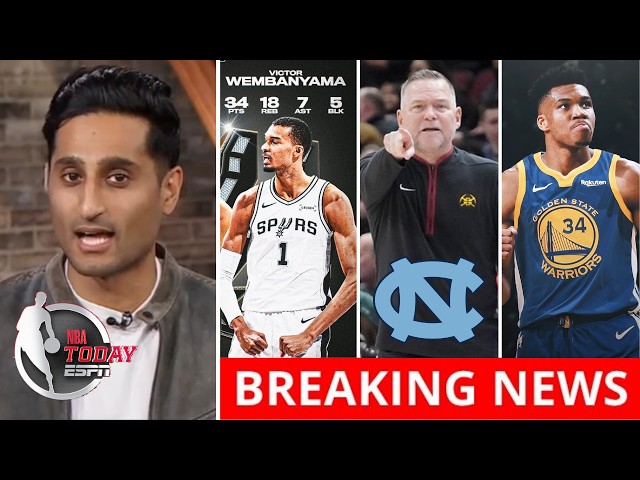 FULL NBA TODAY | Wemby & Spurs are a playoffs team - UNC hire Michael Malone - Giannis to Warriors?