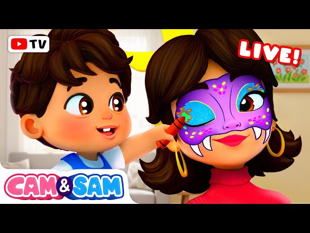 🔴 LIVE! ✨🦄 Magical Songs with Cam & Sam! 🎶 Fantasy Fun for Kids!